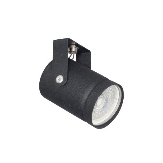 CABEZAL GU10 TACHO NEGRO TEXT